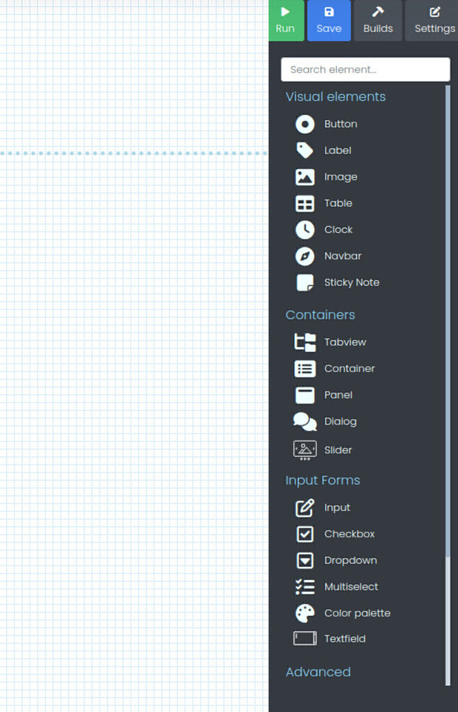 Visual App Builder